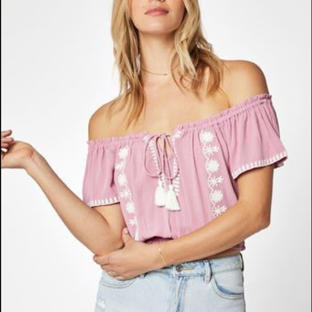 Novelty Off-The-Shoulder Top